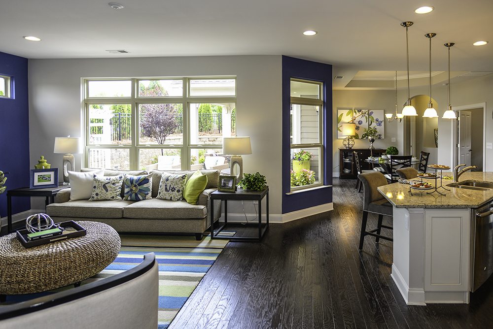 Portico_Weddington_Living Room_Kitchen_2
